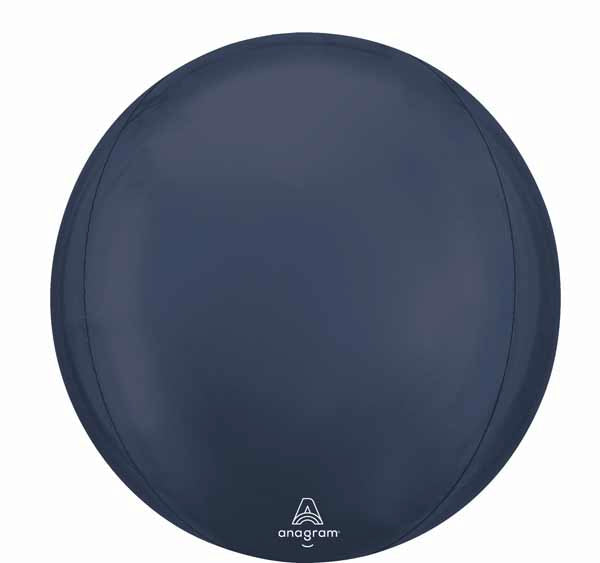 Satin True Navy 16-Inch Orbz Foil Balloon