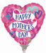 Happy Mother's Day Layered Hearts 9-Inch Foil Balloon