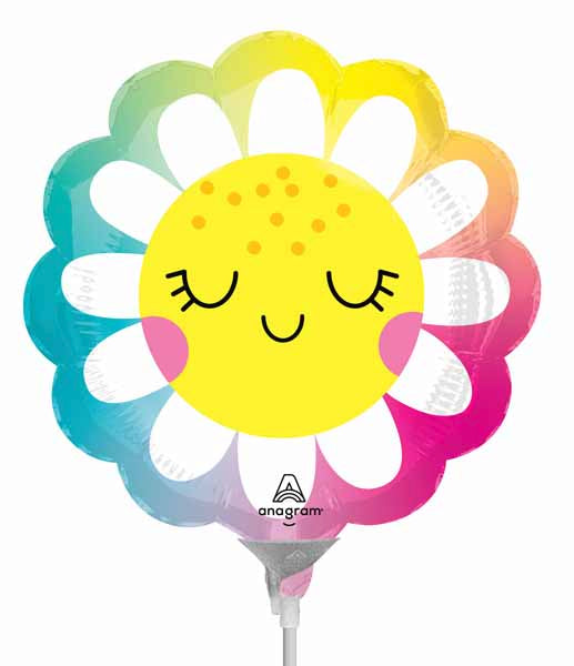 Happy Daisy Mini Shape Foil Balloon
