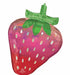 27-Inch Holographic Strawberry Foil Balloon