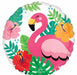 Let's Flamingle 18-Inch Round Foil Balloon