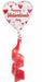 HVD SATIN DANGLING HEARTS TAIL 68" P60