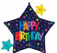 Bold Birthday Star Foil Balloon, 29 Inch