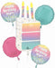 Pearlized Birthday Balloon Bouquet