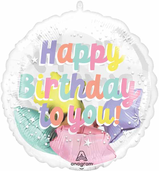 20-Inch Pearlized Birthday Insider Balloon