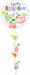 Cocktail Surprise Happy Birthday AirWalker Balloon, 69 Inch