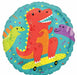 Cool Dinos 18-Inch Round Foil Balloon