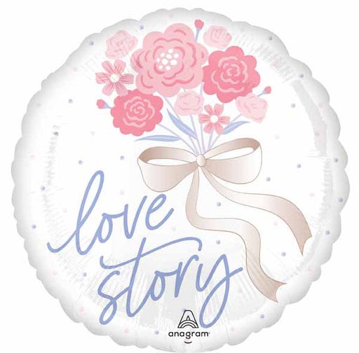 Tying the Knot 18-Inch Round Foil Wedding Balloon