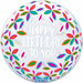 Prima Colorful Petal Birthday Sphere Balloon, 20 Inch