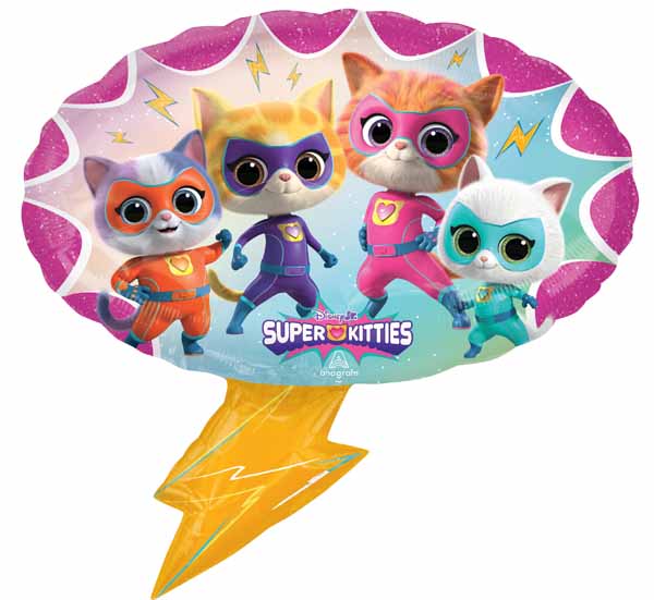 SuperKitties 27-Inch Shaped Foil Balloon
