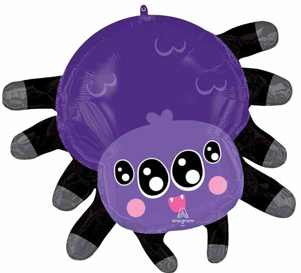 Watchful Eyes Spider 27" Halloween Foil Balloon