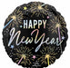 HNY FESTIVE SPARKLE 18" RND HOLO S55 PKG