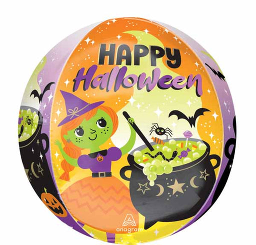 Witch's Brew Halloween 16-Inch Orbz Foil Balloon
