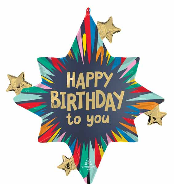 Birthday Blast 29-Inch Foil Balloon