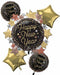 Luxe New Year Stars Foil Balloon Bouquet