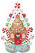 51" Gingerbread House AirLoonz Foil Balloon