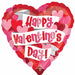 Happy Valentine's Day Playful Hearts 28-Inch Jumbo Foil Balloon