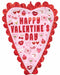 Valentine's Day Vibes 35-Inch Shaped Foil Balloon