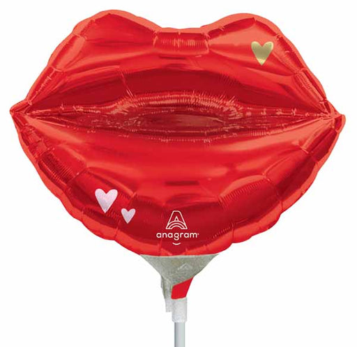 Vibes Lips Mini Shape Foil Balloon