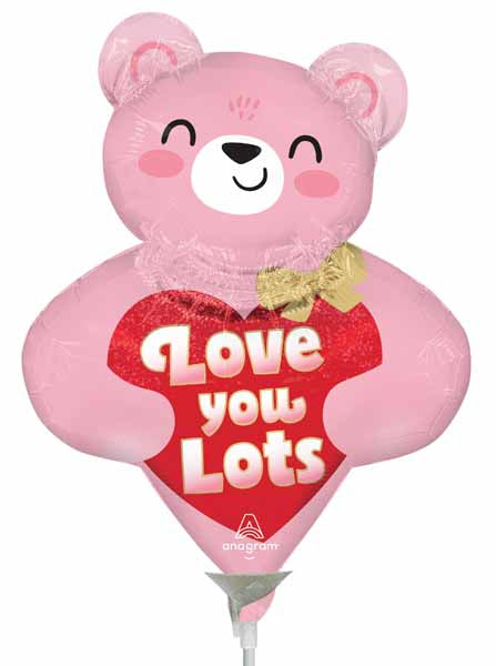 Love You Bear Hugs Mini Shape Foil Balloon