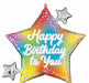 Birthday Glitz 29-Inch Shaped Foil Balloon