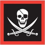 Pirate Luncheon Napkins, 16 Count