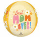 Retro Best Mom Ever! 16" Orbz Foil Balloon