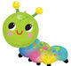 Happy Caterpillar 35-Inch Shaped Foil Balloon