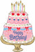 Cherries on Top Happy Birthday Foil Balloon, 28 Inch