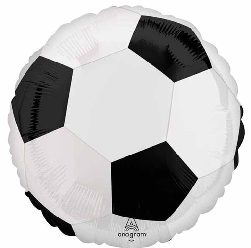 18-Inch Round Soccer Ball Foil Balloon