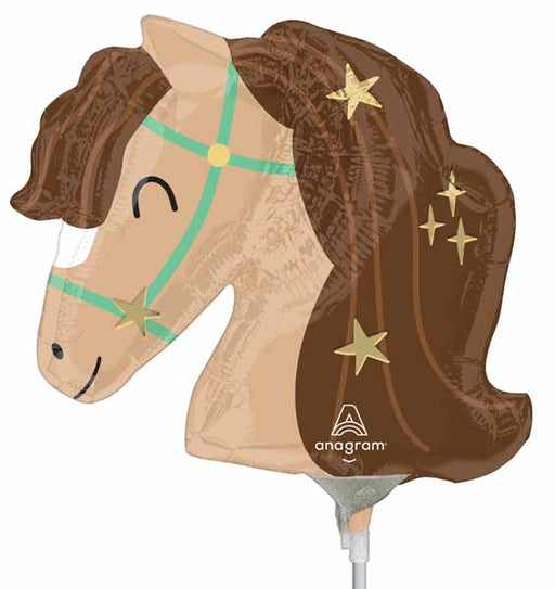 Yee Haw Horse Mini Shape Foil Balloon