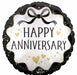 Ribbon Anniversary 18-Inch Round Foil Balloon