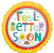 Playful Feel Better 18" Round Foil Balloon