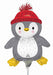 Frosted Penguin Mini Shape Foil Balloon