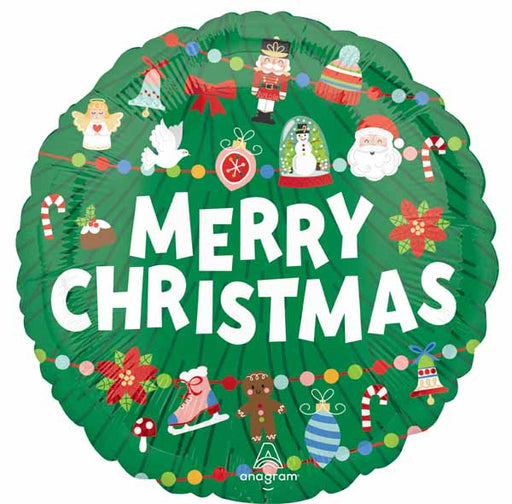 Timeless Christmas Tree 18-Inch Round Foil Balloon
