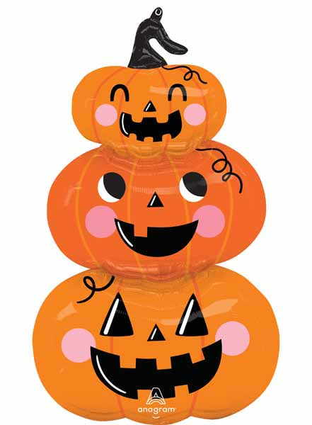 Stack O' Lanterns 34-Inch Halloween Foil Balloon
