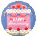 Sweet Anniversary 18-Inch Round Foil Balloon