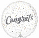 Elegant Congrats 18-Inch Round Foil Balloon