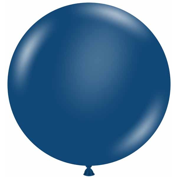 TUFTEX 24-Inch Navy Blue Latex Balloons, 25 Count