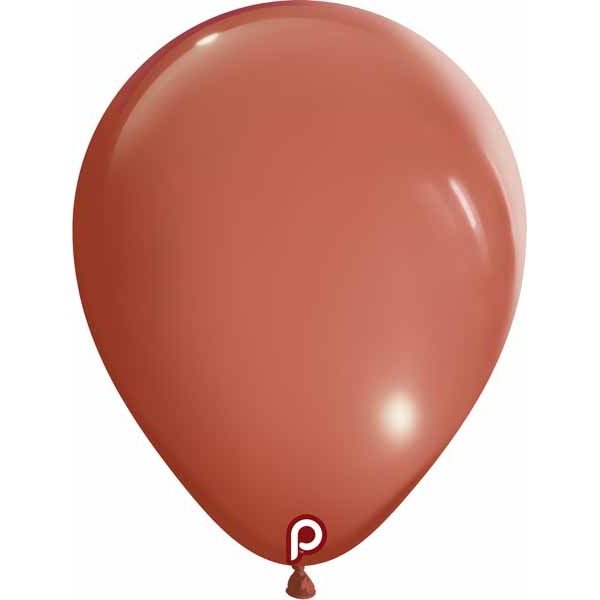 Prima Terracotta 11-Inch Round Latex Balloons, 100 Count