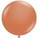 TUFTEX 24-Inch Burnt Orange Latex Balloons, 25 Count