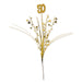 Glittered "50" Metallic Star Spray
