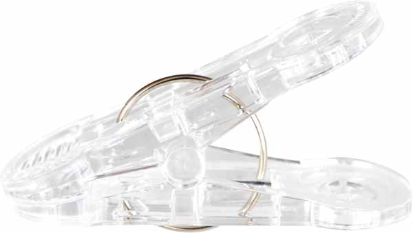 Clear 16g Clip Balloon Weights, 50 Pack