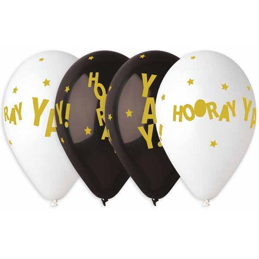 GEMAR 13" GOLD YAY & HOORAY 50/BAG
