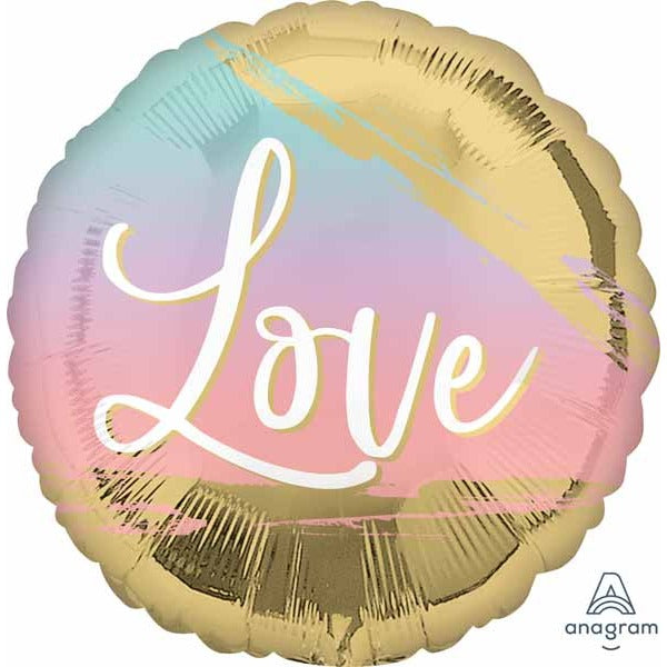 Sunset Love 18-Inch Round Foil Balloon