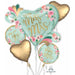 Mint to Be Satin Foil Balloon Bouquet