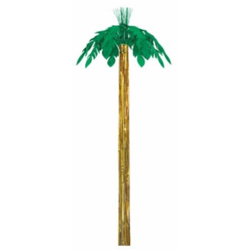 8 ft Metallic Palm Tree Luau Decoration