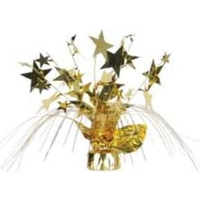 Gold Star Gleam 'N Spray Centerpiece, 11 Inches