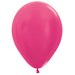 Sempertex 5 Inch Metallic Fuchsia Latex Balloons, 50 Pack