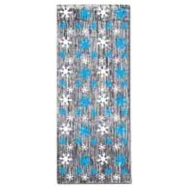 Snowflake 1-Ply Curtain, 3 ft x 8 ft